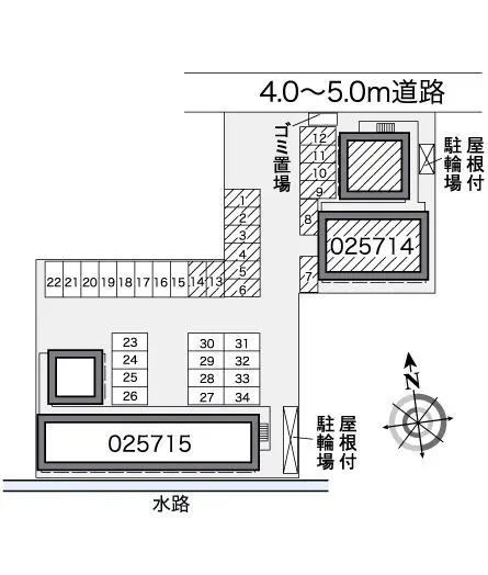 ★手数料０円★岡山市南区福浜町　月極駐車場（LP）